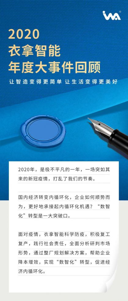 年終盤點｜衣拿智能2020年度大事件回顧！這一年，不簡單！